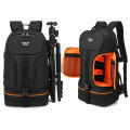 JINNUOLANG Professional Digital SLR Camera Backpack Large Photography Bag Tripod Holder Waterproof Rain Cover Outdoor Hiking.