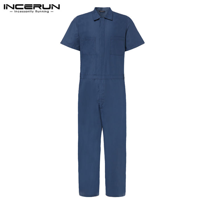 INCERUN%20Men's%20Full%20Zip%20Romper%20Bodysuit%20Jumpsuit%20Playsuit%20Trousers%20Pants%20-%20Image%205