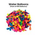 Mini Balloons Water Balloons 500 pcs in 1/5 packet (1.5 inch long). 