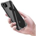 For Google Pixel 4A 5G Flexible Clear Transparent Soft TPU Back Case Cover. 