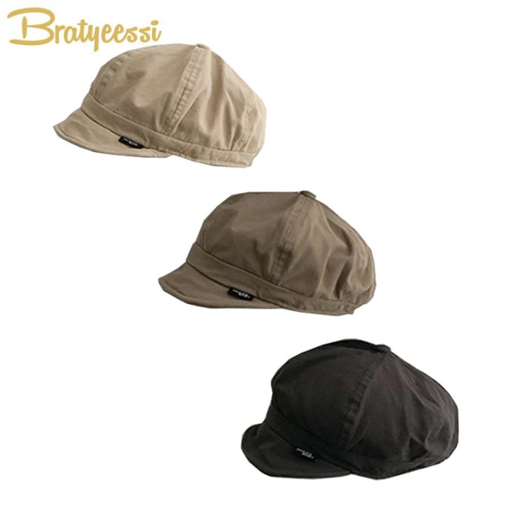 Vintage Baby Caps Cotton Kids Beret Hat for Girls Boys Retro Spring Autumn Infant Hats Toddler Accessories 3-15M
