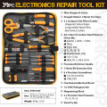 39-piece Electronic Repair Set Set Mobile Phone Computer Watch Repair Tools Cross Screwdriver Tool Kit. 