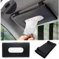 Car Tissue Holder,Best quality /imported PU Leather Tissue Box for car sun visor.