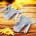 Plastic Chip Scoop French Fries Shovel Loader Chip Packaging Shovel Funnel Popcorn Fast Food. 