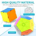 MOYU Meilong Magic Cube Children's Education Cube Puzzle Toy,Gold And Silver Cube, Magnetic Competition Puzzle Cube.