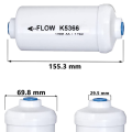2 Pcs Accessories Fluoride Water Filter K5366 PF-2 Compatible with Gravity Water Filtering System Purification Elements.