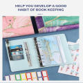 3D Starring Sky Budget Binder 3D Starring Sky Budget Binder A6 Planner Money Saver Zippered Cash Envelopes Budgeting.