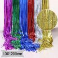 Glitter foil curtains/Glitter Fringes Metallic Curtain Birthday Party Wedding Backdrop Decor.