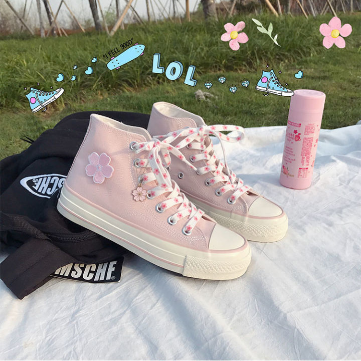 Cherry%20Pink%20Shoes%20High-Top%20Canvas%20Shoes%20for%20Women2022Years%20of%20the%20New%20SummerinsTrendy%20Versatile%20Student%20Cute%20Sneakers%20-%20Image%202