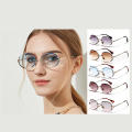 Rimless Design Oval Sunglasses Trendy Eyewear Lightweight  Texture Rimless Sunglasses Retro Style Oval Shaped Women's Sunglasses for Casual Wear Summer Accessory Street Fashion Ladies Eyewear Sun. 