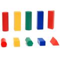 Wooden Geometric Blocks Montessori Educational Toys Baby Kids Shape Matching.