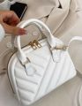Fashionable Handbag Casual One-Shoulder Cross-Body PU Shell Bag Handbags For Women Luxury.