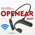 【3C VictoryEagle】Open Bone Conduction Headphones Wireless 5.0 HiFi Stereo Headset with Microphone Long Standby Waterproof Earphone for Running, Sports, Fitness, Gym.