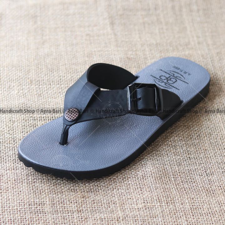 Toe-Post%20Sandal%20For%20Men%20%20Slide%20Slipper%20Anti%20Slippery%20Sandal%20R-868%20Panjabi%20Shoe%20Chapple%20Slipper%20-%20Slippers%20-%20Image%202