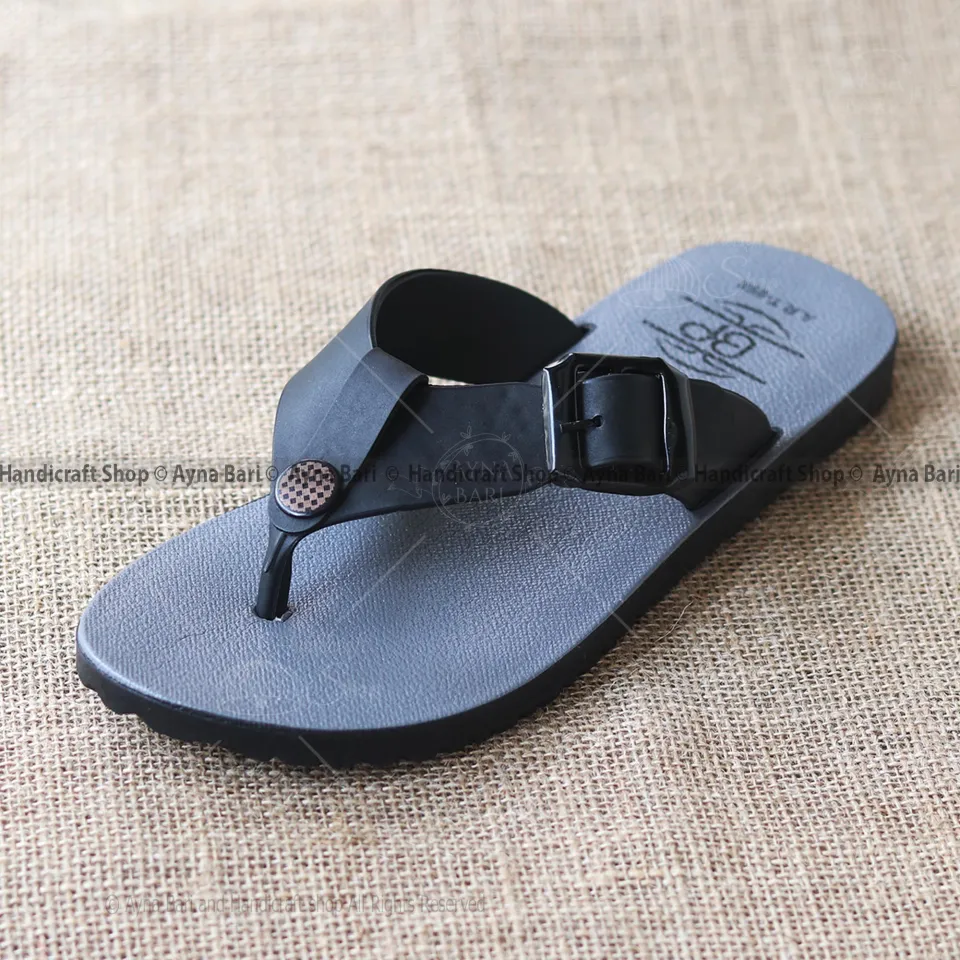 Toe-Post Sandal For Men Slide Slipper Anti Slippery Sandal R-868 Panjabi  Shoe Chapple Slipper Slippers