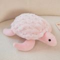 Cute Tortoise Plush Toys Soft Sea Turtle Stuffed Animal Pillow Doll Gifts for Kids Girls,Pink,Green. 