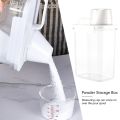 Washing Powder Container with Lid Multipurpose Storage Box 1.8L.
