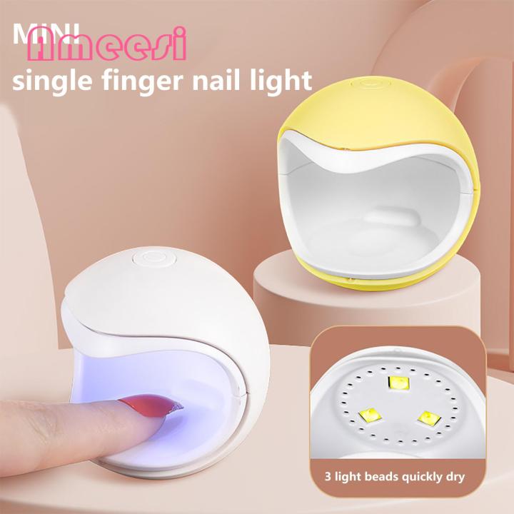 Mini Manicure Lamp Portable Dual Led Nail Curing Lamp Efficient Uv Manicure Machine for Southeast Asian Buyers Wearable Nail Curing Lamp
