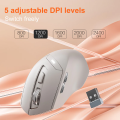 inphic® DR6 2400DPI Wireless Mouse with Silent Keys.