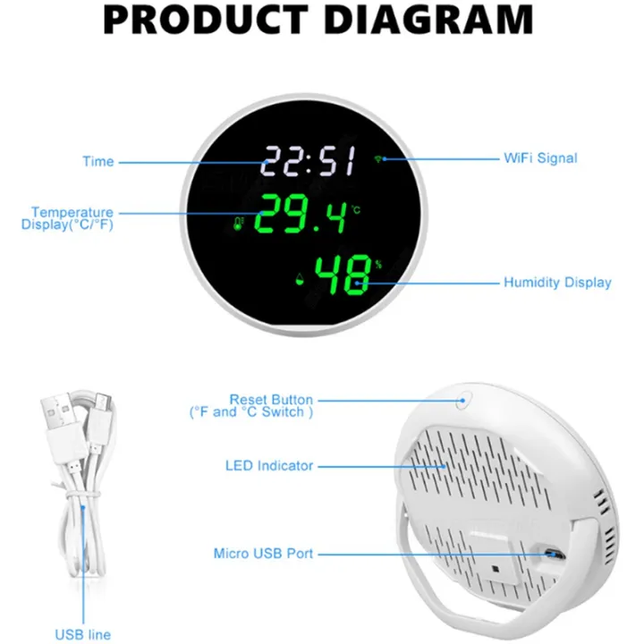 WiFi%20Room%20Thermometer%20Temperature%20Humidity%20Monitor%20Smart%20Temperature%20Humidity%20Monitor%20with%20LED%20Backlit%20Display%20-%20Image%205