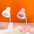 GC Led Night Lights Cute Mini Table Lamp 360 Degree Rotatable Student Eye Protection Clip-on Reading Lamp light color:pink. 