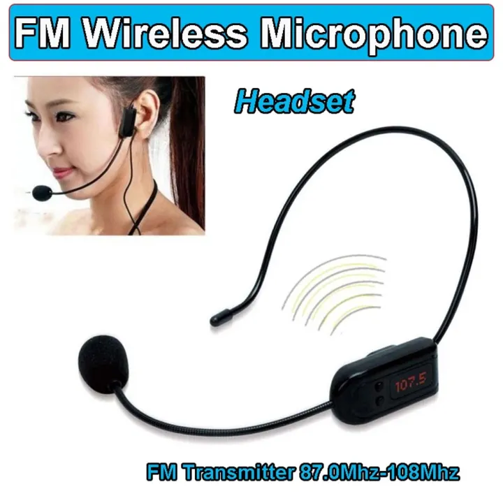 Radio%20FM%20Wireless%20Headset%20Microphone%20Handsfree%20Megaphone%20Mic%20for%20Loudspeaker%20for%20Amplifier%20Voice%20Speaker%20Teaching%20Tour%20Guide%20-%20Image%207