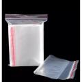 High Quality (8*12)  Zip Lock Plastic Storage packet- 50 pcs pack. 