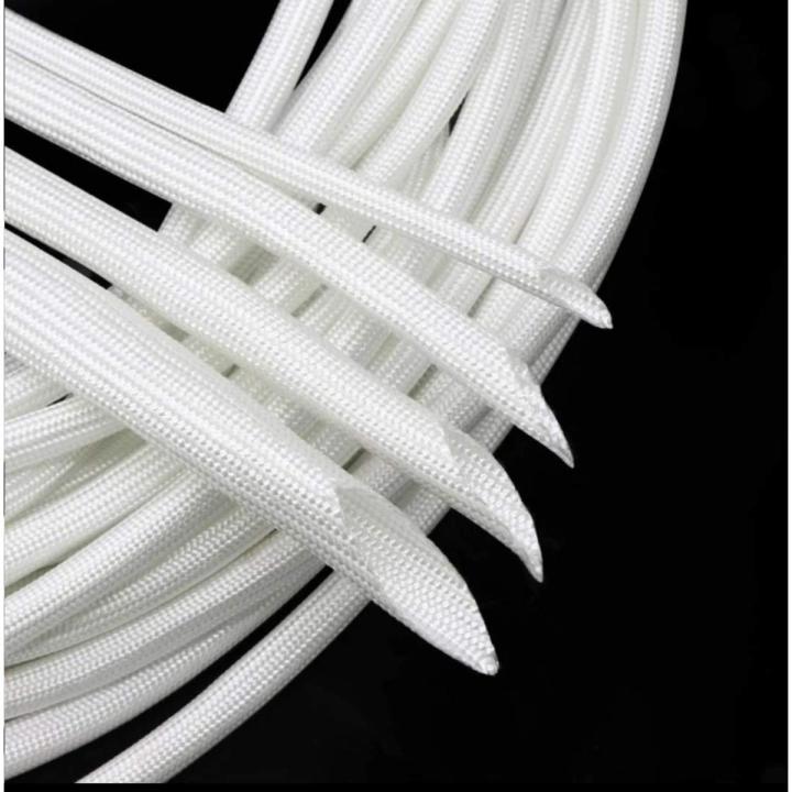 6mm  1Meter Heat Proof Tube or 39inch High Temperature Resistance Insulated Wire Protective Casing