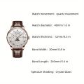Men's Business Waterproof Quartz Wrist Watch. 