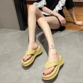 Women's Flip Flops with Thick Soles Summer Slippers Sandals Woman Casual Platform Beach Slides Designer Clip Toe Sandal Shoes. 