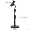 Desktop Mobile Phone Holder Stand 360 Rotate for Live Streaming Shoot YouTube TikTok Video Round Base Smartphone. 