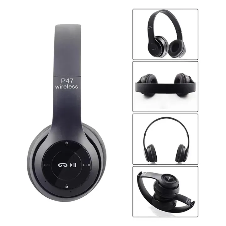 Stereo%20P47%20Wireless%20Bluetooth%20Headset%20Folding%20Series%20Wireless%20Sports%20Gaming%20Headphone%20-%20Image%203