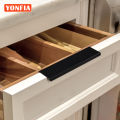 YONFIA 3699S 1m Long Aluminium Hidden Furniture Wardrobe Cabinet Drawer Pull Handle Long Concealed Furniture Closet Door Handle. 