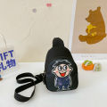 【akula store】Kids Chest Bag Cute Girl Boy Fanny Cartoon Anime Print Chest Bag Children Belt Bag Money Pouch Baby Zipper Waist Pack Bum Bag. 