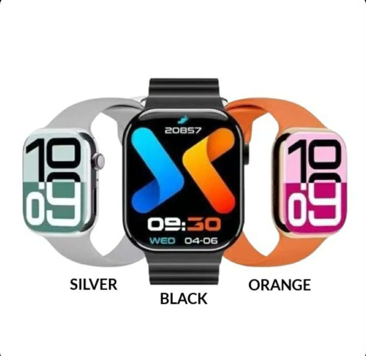 KEQIWEAR KW75 Max Smart Watch 3 Straps Band Full HD Touch Screen Wireless Charging Long Battery Life Smartwatch for Men and Women