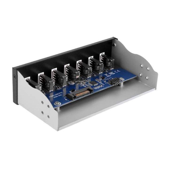 ALLOYSEED%205.25%20inch%209%20Pin%20to%207%20Ports%20USB%202.0%20Hub%20CD-ROM%20Drive%20Bay%20CD%20ROM%20Front%20Panel%20with%20HUB%20Chip%20for%20Computer%20Case%20-%20Image%206