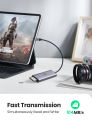 UGREEN USB C Hub 4K 60Hz, 6 in 1 Dongle Adapter with HDMI Output, 3 USB 3.0 Ports, SD/Micro SD Card Reader Compatible for Surface Dell MacBook HP XPS and More. 