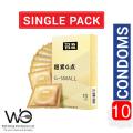 G Small Dotted Condom 10pcs Pack (Brand: MINGLIU). 