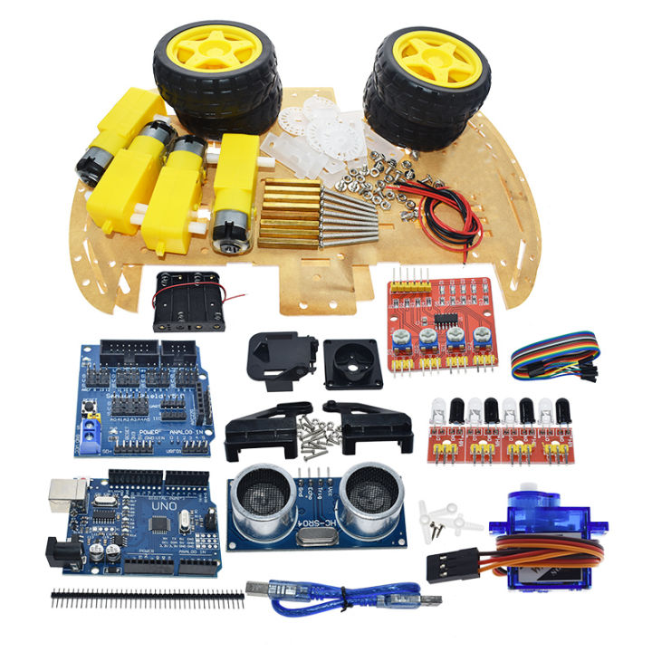 For%20Arduino%20Uno%20R3%20Robot%204wd%20Cars%20Rc%20Remote%20Control%20L98n%20Robotics%20Learning%20Kit%20Educational%20Stem%20Toys%20Diy%20Enthusiasts%20-%20Image%205