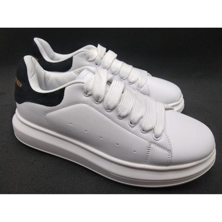 Men's Shoes Black Leather Alexander Mcqueen Sneakers