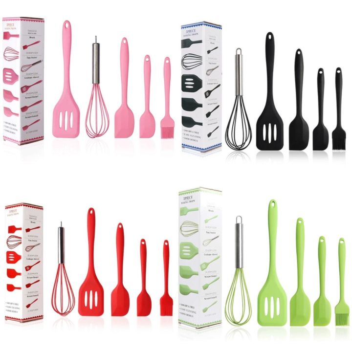 Silicone%20Spatula%20Set,%205%20Piece%20Non-Stick%20Heat%20Resistant%20Silica%20gel%20Spatula%20Set%20Heat-Resistant%20Spatula%20Kitchen%20Utensils%20Set%20for%20Cooking%20-%20Image%203