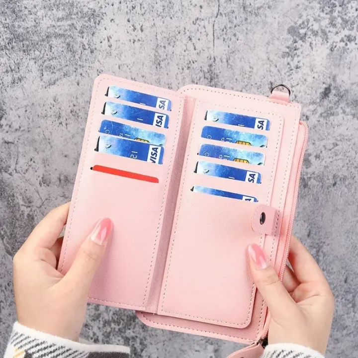 New%20Bag%20Women's%20Long%20Multifunctional%20Zipper%20Multi-slot%20Hand%20Hold%20Buckle%20Zipper%20Student%20Purse%20-%20Image%203