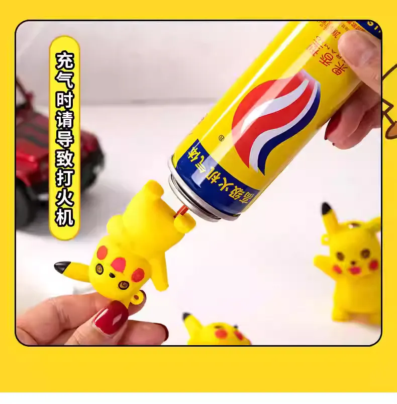 Pokemon Pika Lighter Butane Gas Keychain Included Adjustable Flame Size  Open Flame |Gift for Him/Gift for Her | Daraz.com.bd