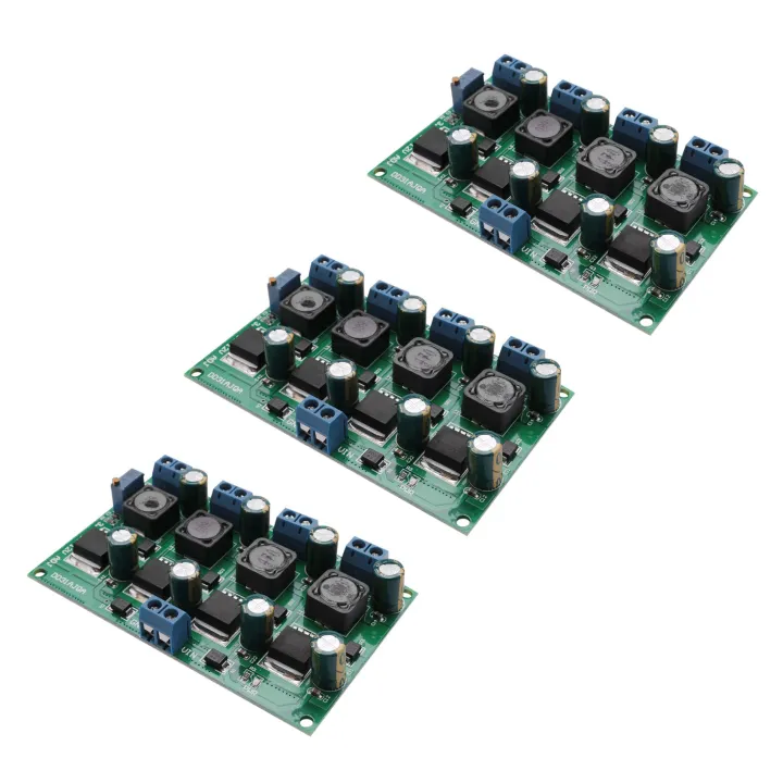 3X 3A 4 Channels Multiple Switching Power Supply Module 3.3V 5V 12V ADJ ...