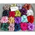 Hair Silk Band For Girls 3 Pcs (Combo Offer) - Hair Clip. 