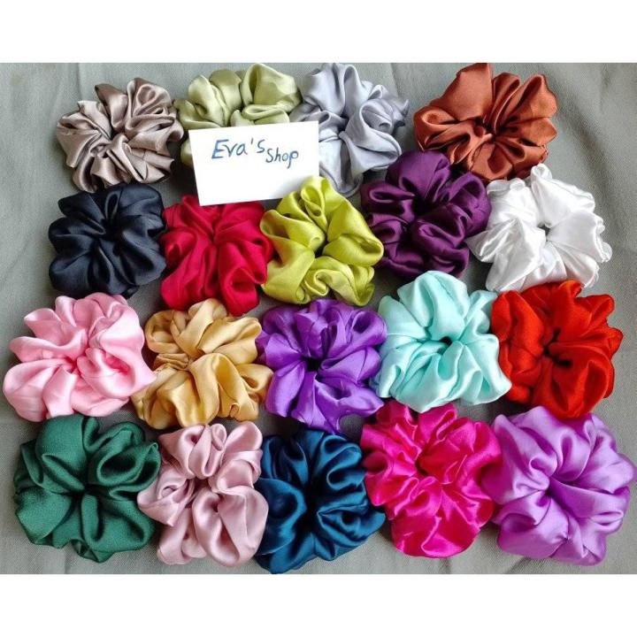 Hair Silk Band For Girls 3 Pcs (Combo Offer) - Hair Clip