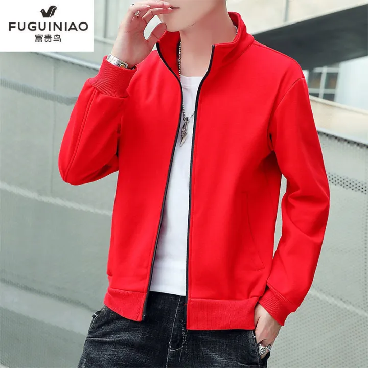 FGN%20Men's%20Coat%20Spring%20and%20Autumn%20Youth%20Aodale%20Cotton%20Trendy%20Casual%20Jacket%20Men's%20Korean%20Stand%20Collar%20Cardigan%20Sweater%20-%20Image%203