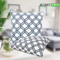 Decorative Cotton Cushion Cover_White_(16"x16"). 