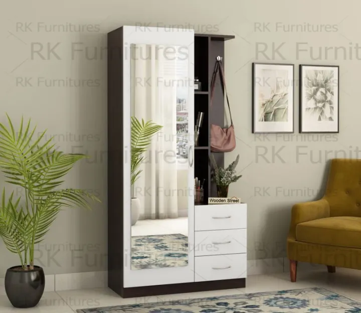 RK%20Melamine%20Laminated%20Board%20BOX%20Dressing%20Table%20With%20Shelves%20and%20Drawers%20Walnut%20-White%20Finish%20-%20Image%204