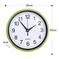 Silent Wall Clock Quartz Sweep Movement Wall Clock Number Round Wall Clock for Home Office Decoration Silent for Kitchen. 